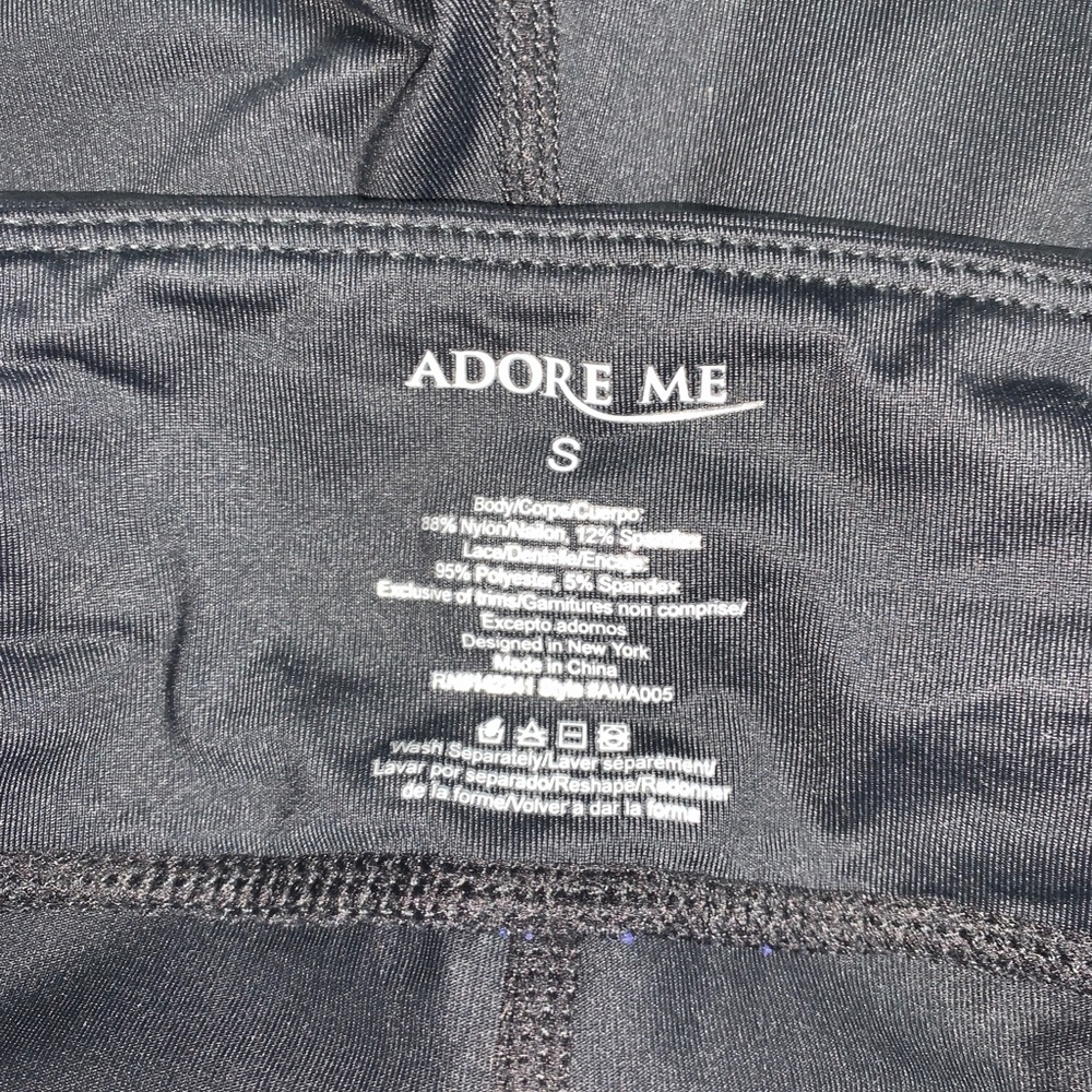 Adore Me women’s black workout pants sz. S - Picture 5 of 8